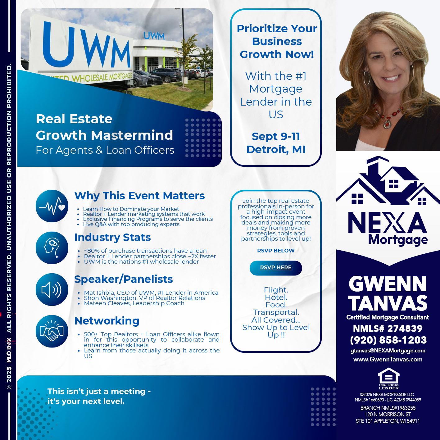 DETROIT TRIP - Gwenn Tanvas -Certified Mortgage Consultant