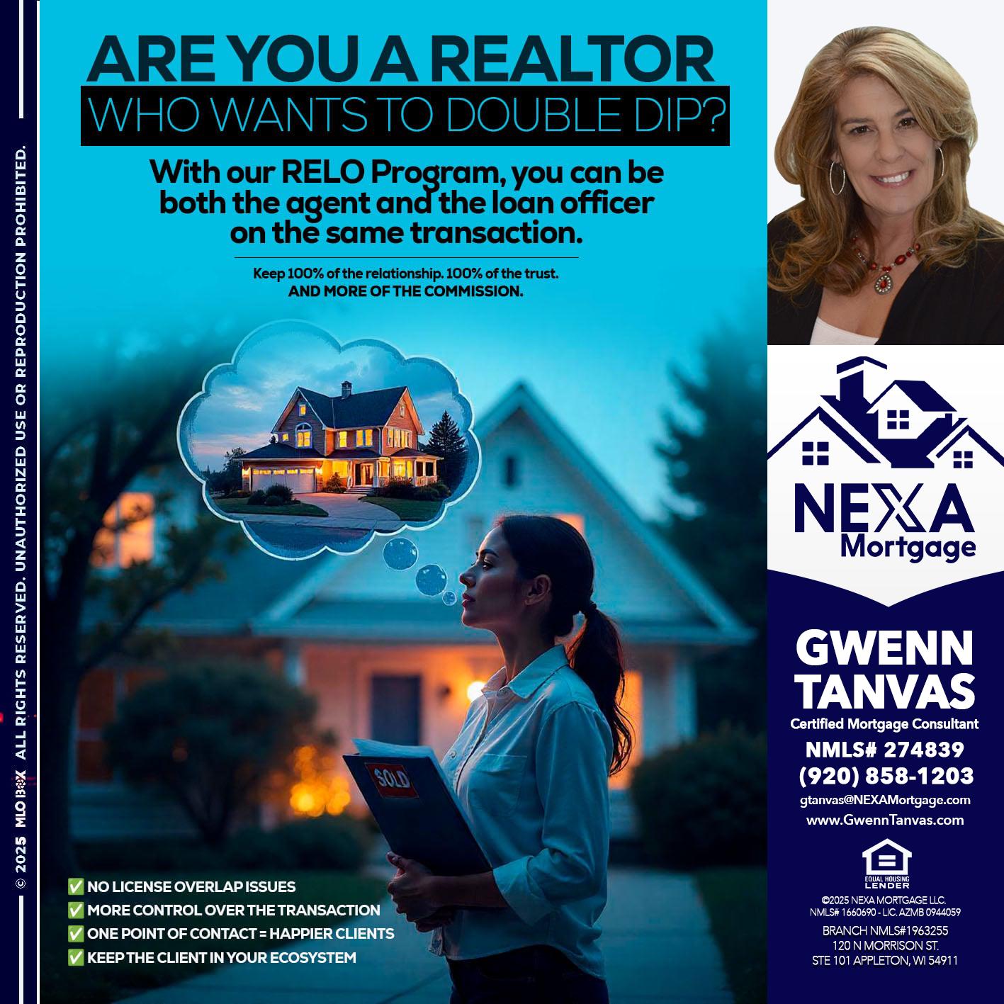 Are you a Realtor? - Gwenn Tanvas -Certified Mortgage Consultant