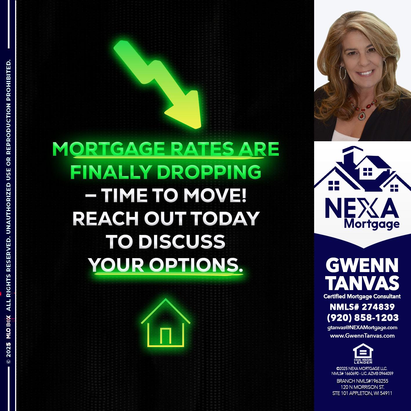 MORTGAGE RATES - Gwenn Tanvas -Certified Mortgage Consultant