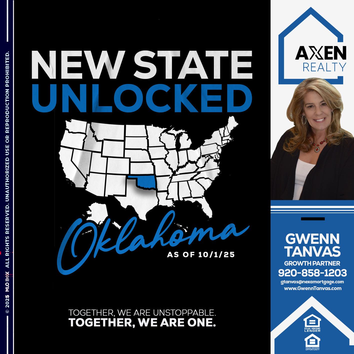 OKLAHOMA LIVE - Gwenn Tanvas -Certified Mortgage Consultant