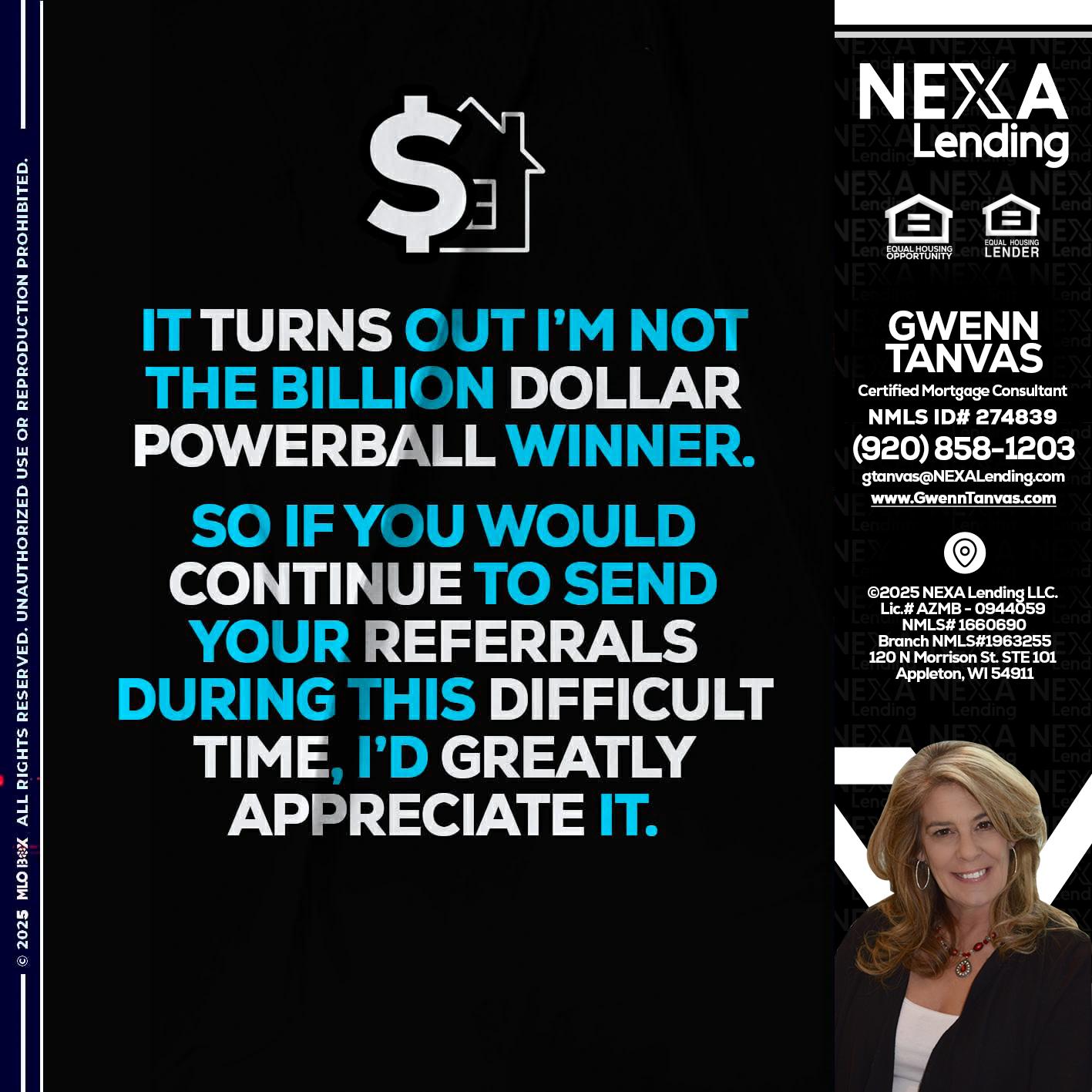 IT TURNS - Gwenn Tanvas -Certified Mortgage Consultant