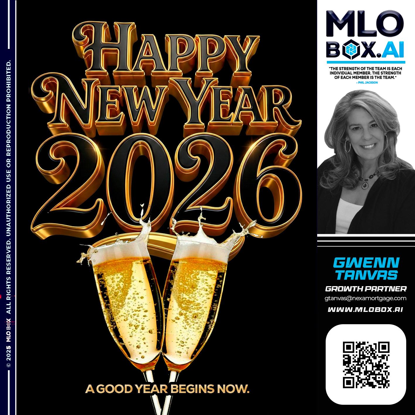 HAPPY NEW YEAR - Gwenn Tanvas -Certified Mortgage Consultant