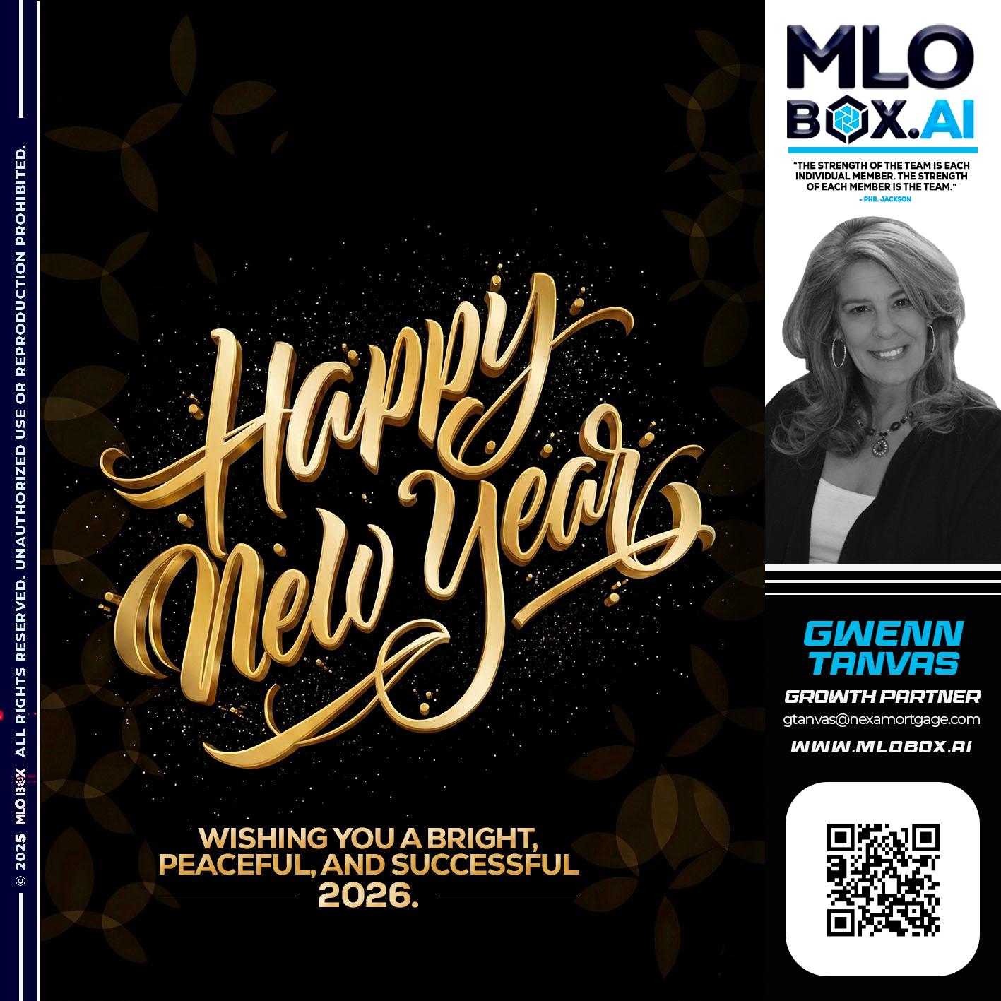 HAPPY NEW YEAR - Gwenn Tanvas -Certified Mortgage Consultant