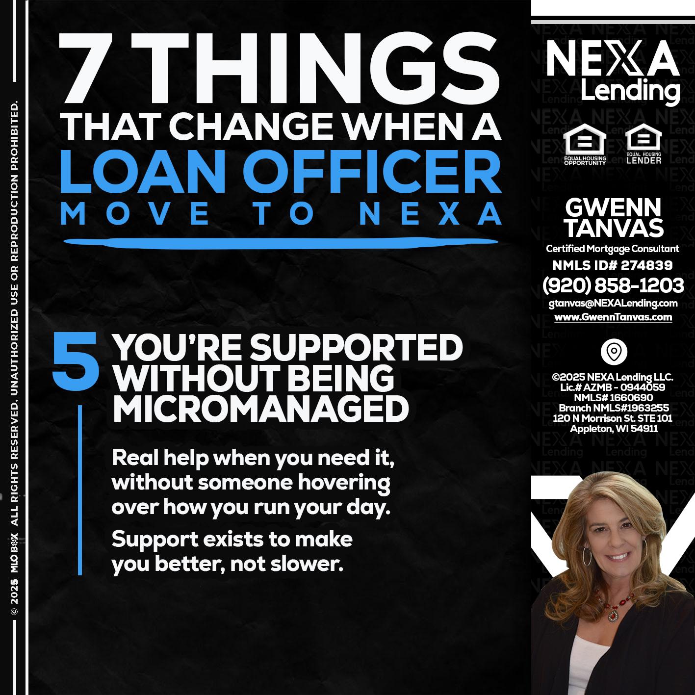7 THINGS (5) - Gwenn Tanvas -Certified Mortgage Consultant