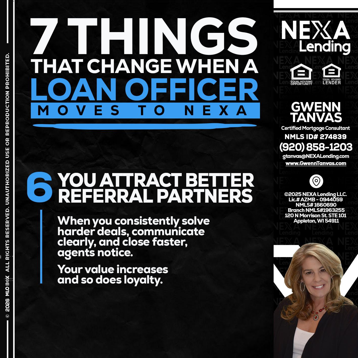 7 THINGS (6) - Gwenn Tanvas -Certified Mortgage Consultant