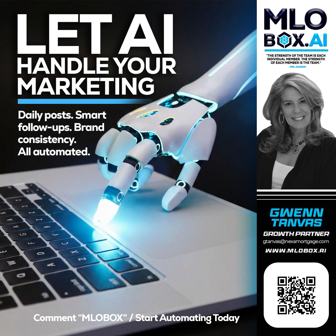 LET AI - Gwenn Tanvas -Certified Mortgage Consultant