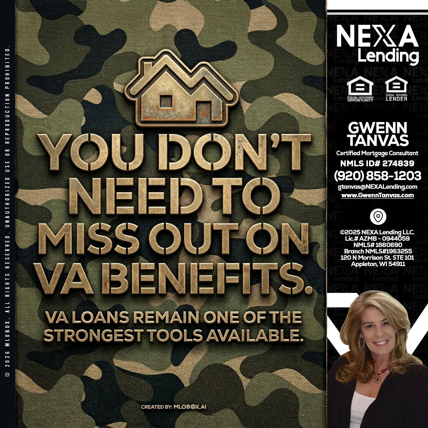 you don't need - Gwenn Tanvas -Certified Mortgage Consultant