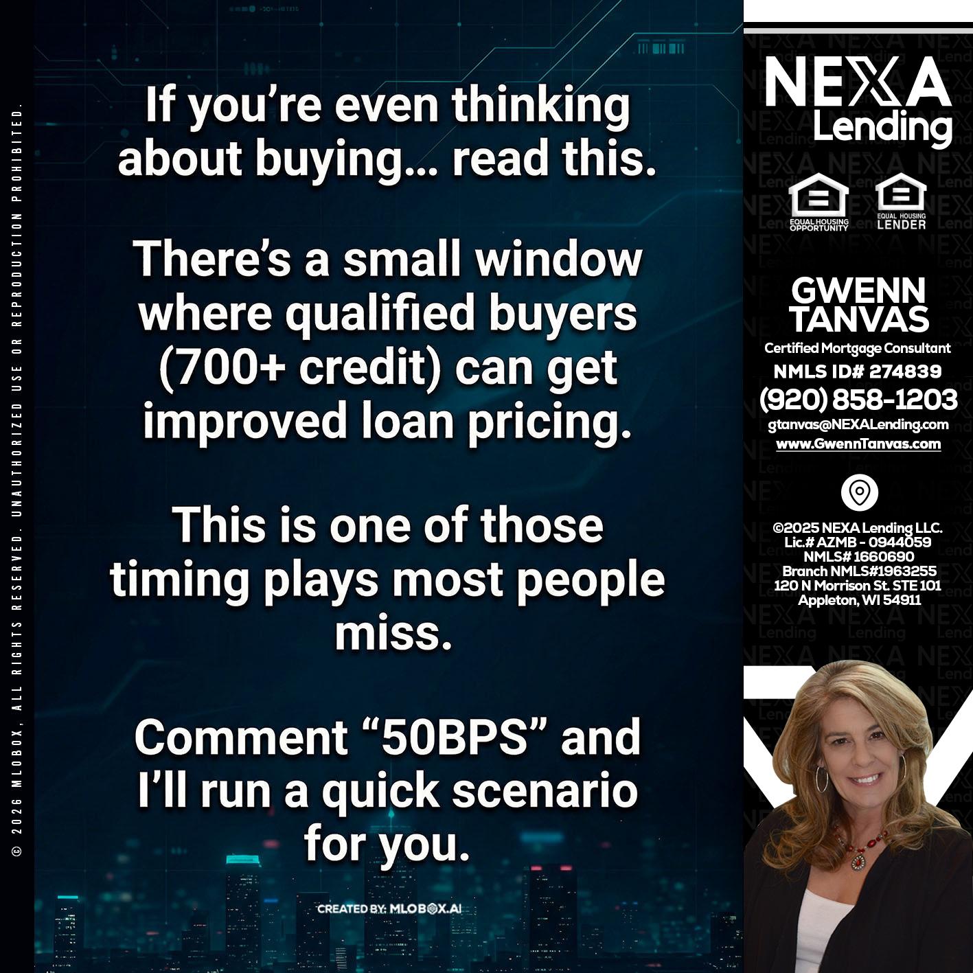 IF YOU EVER - Gwenn Tanvas -Certified Mortgage Consultant