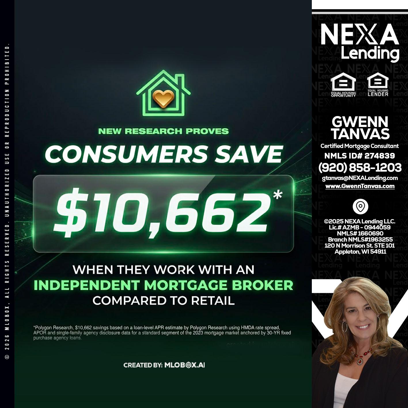 10,662 - Gwenn Tanvas -Certified Mortgage Consultant