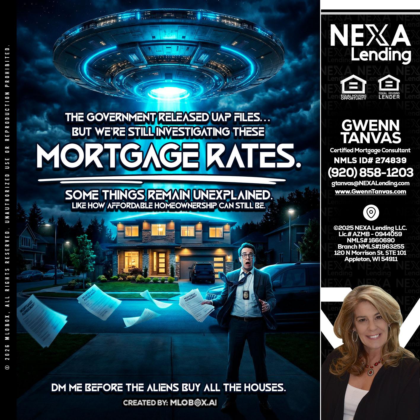 MORTGAGE RATES - Gwenn Tanvas -Certified Mortgage Consultant