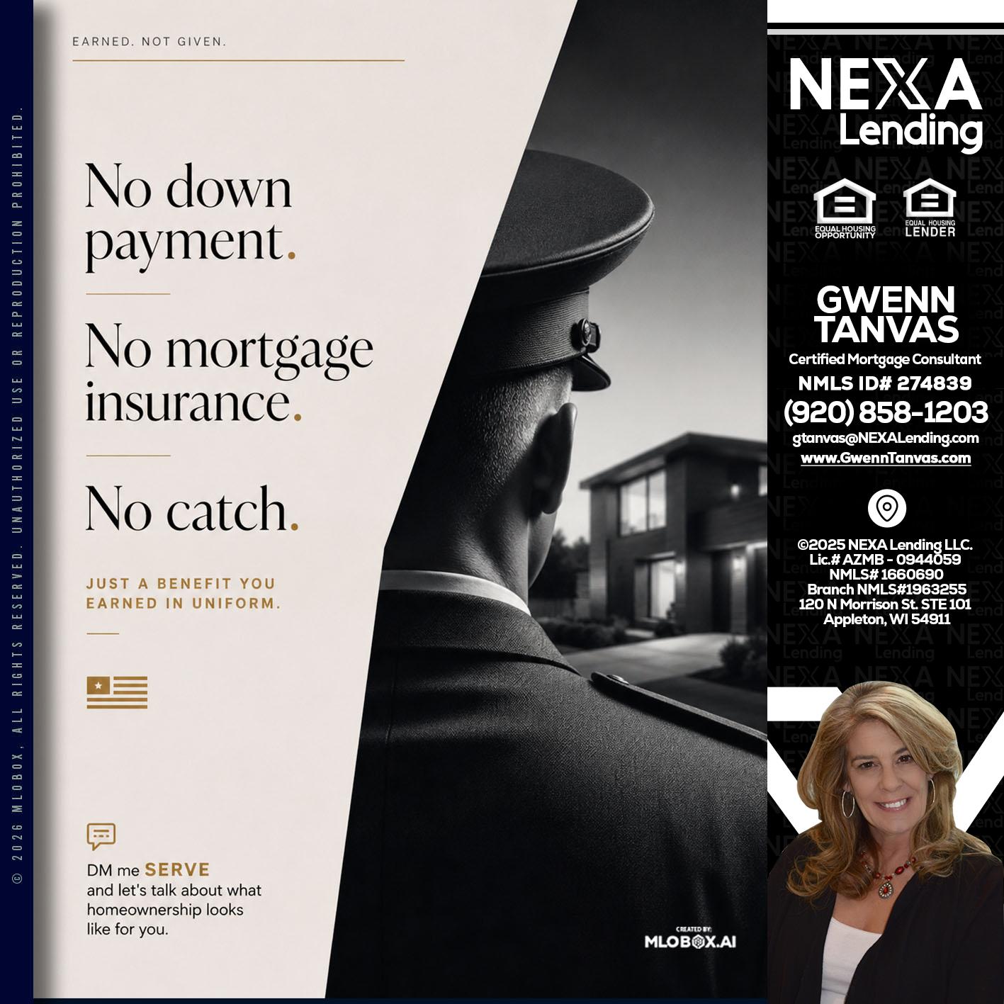 NO DOWN PAYMENT - Gwenn Tanvas -Certified Mortgage Consultant