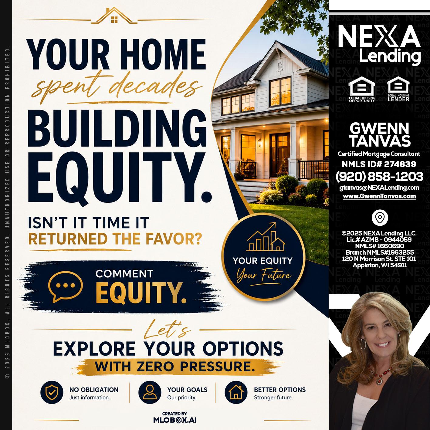 building equity - Gwenn Tanvas -Certified Mortgage Consultant