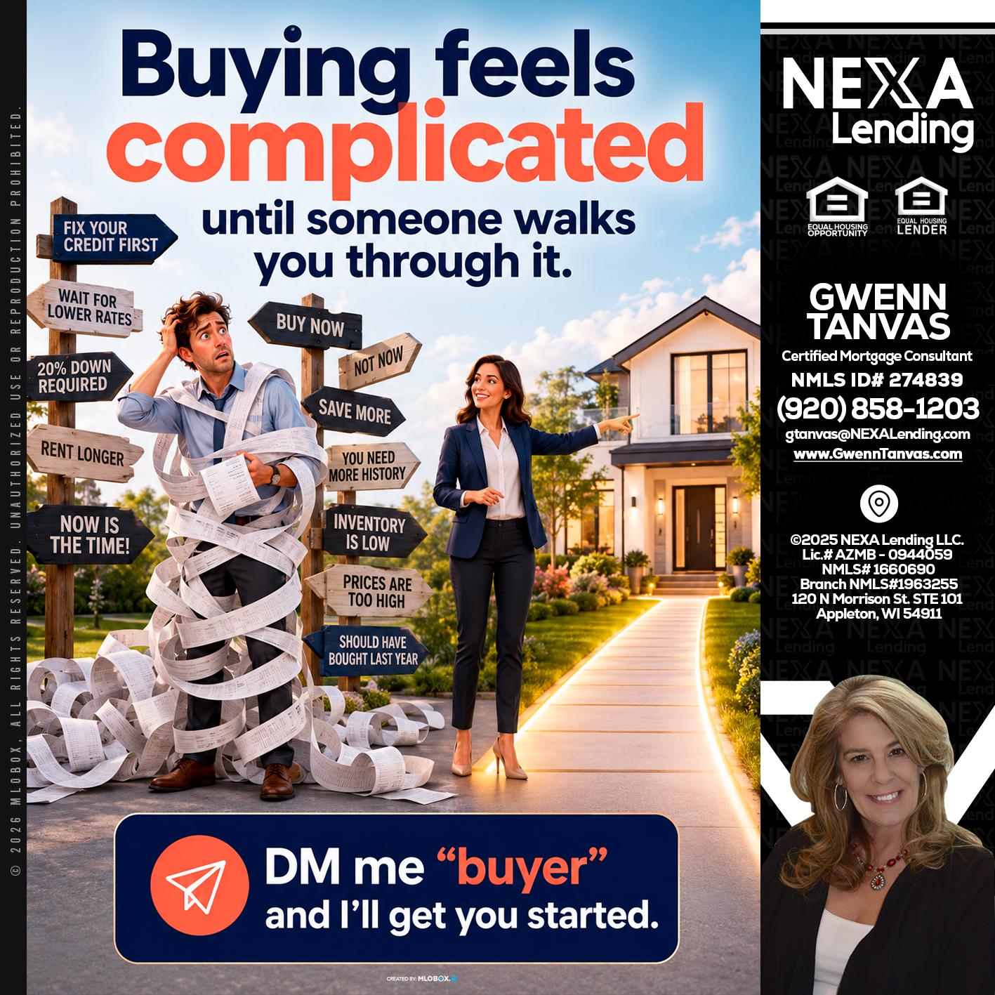 buying feels - Gwenn Tanvas -Certified Mortgage Consultant