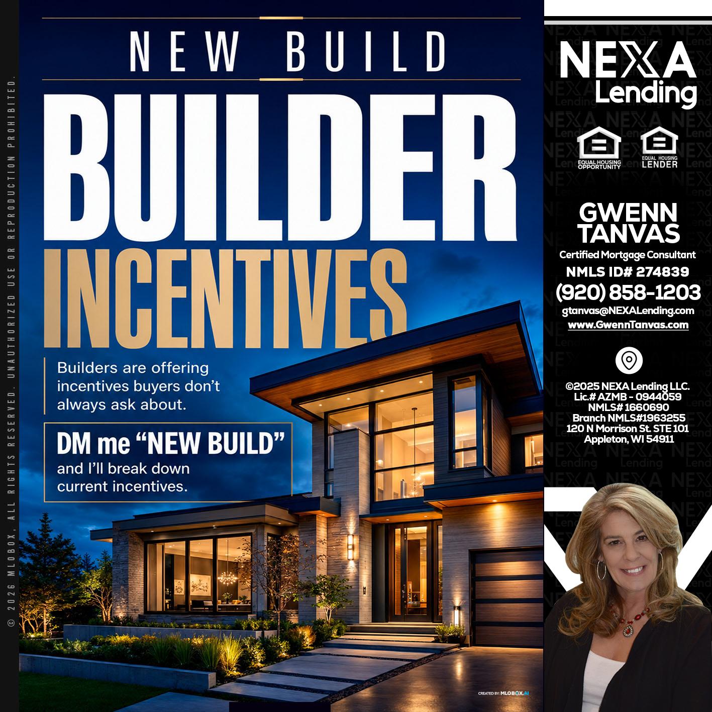 NEW BUILDER - Gwenn Tanvas -Certified Mortgage Consultant