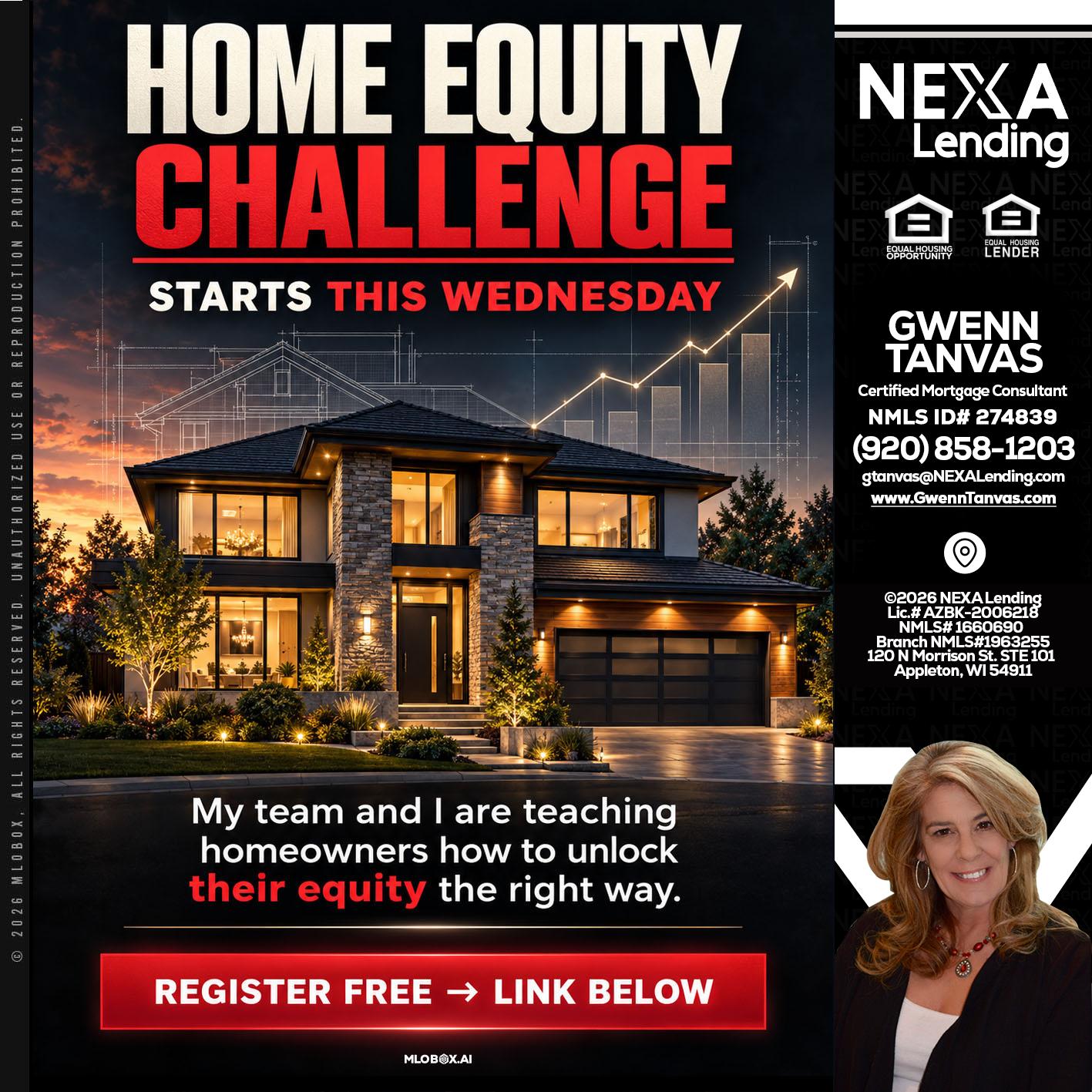 HOME EQUITY - Gwenn Tanvas -Certified Mortgage Consultant