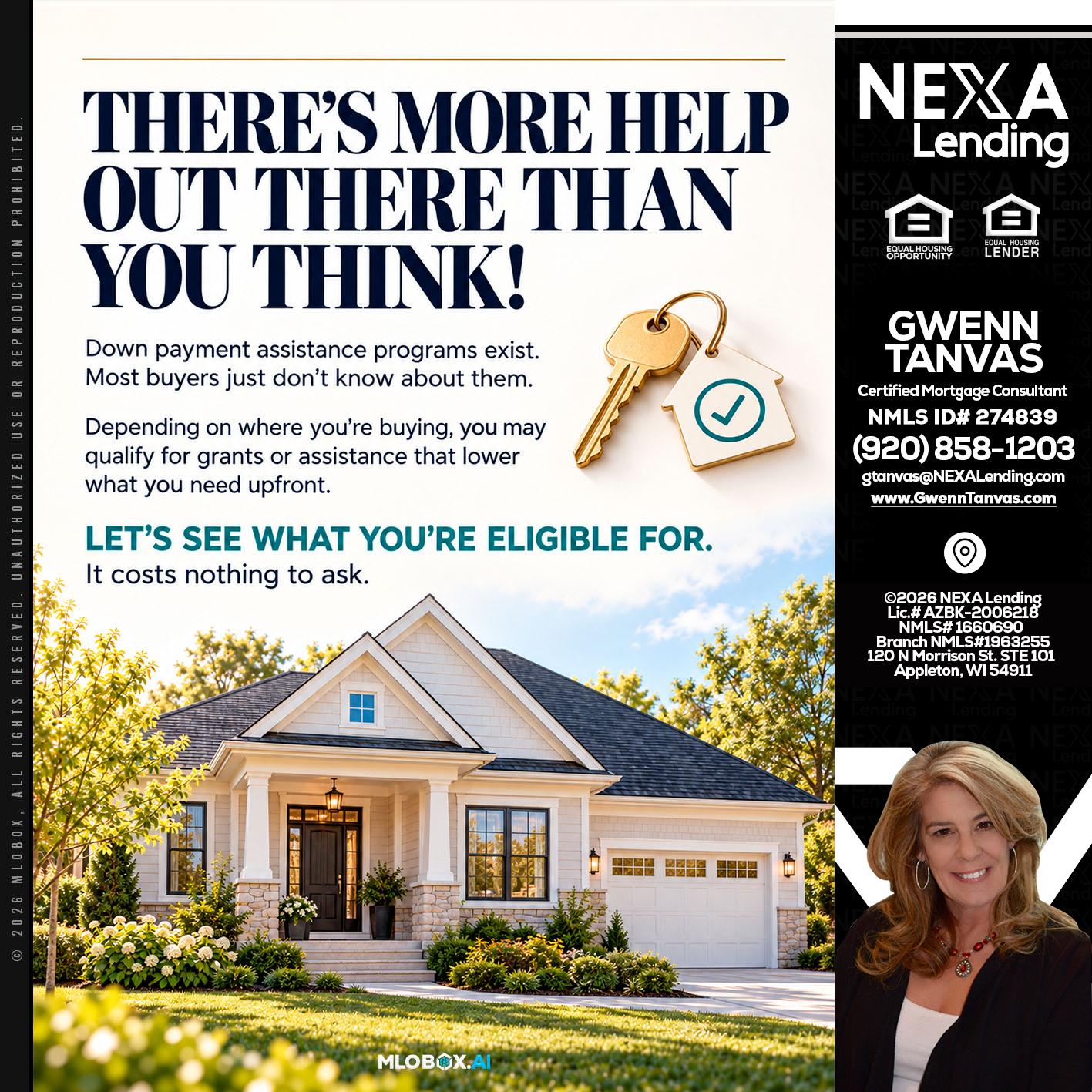 THERES MORE - Gwenn Tanvas -Certified Mortgage Consultant